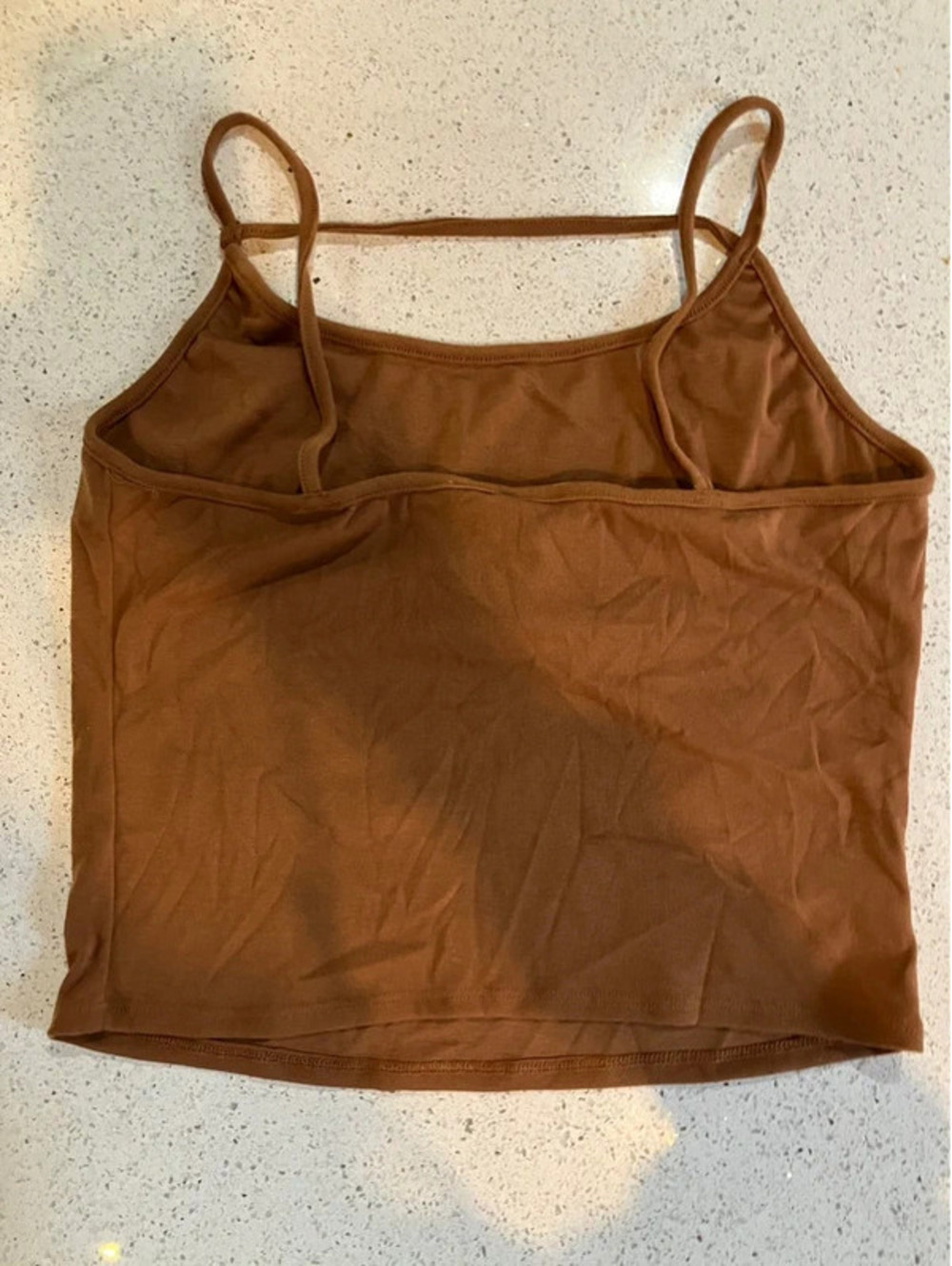 Urban Renewal Urban Outfitters Brown Cami Strappy Vest Top Cami NWT Cotton